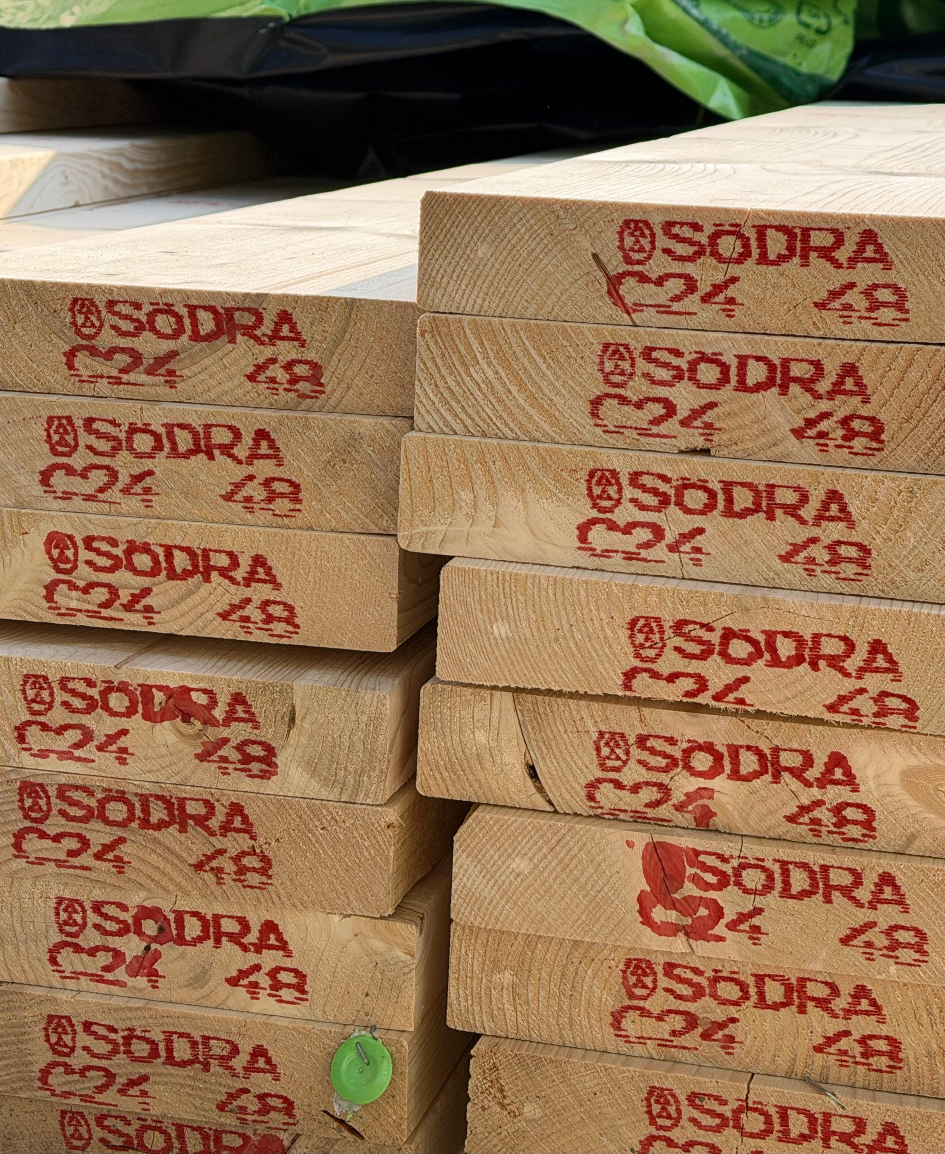 Drewno konstrukcyjne SÖDRA 45x245x3600 